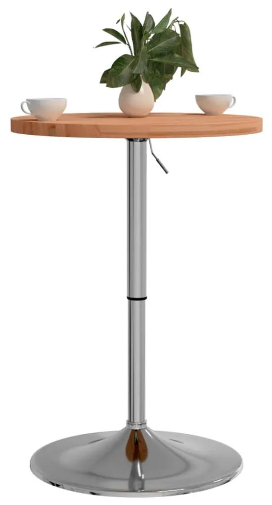 Tavolino da bar Ø50x90,5 cm in legno massello di faggio