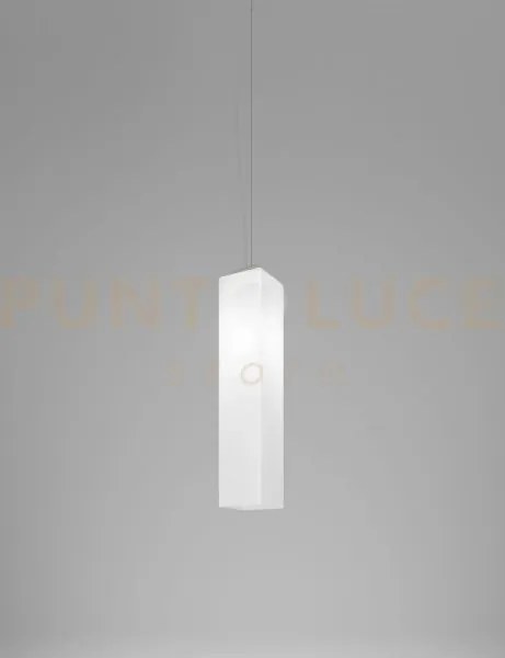 Tubes sospensione 60 bianco lucido nickel opaco 1 luce attacco e27