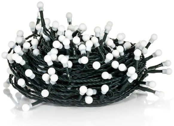 Retlux - Catena luminosa LED per esterni 100 LED/8 funzioni 15 m IP44 bianco caldo
