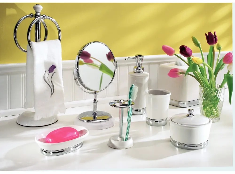 Tazza bianca per spazzolini da denti York - iDesign