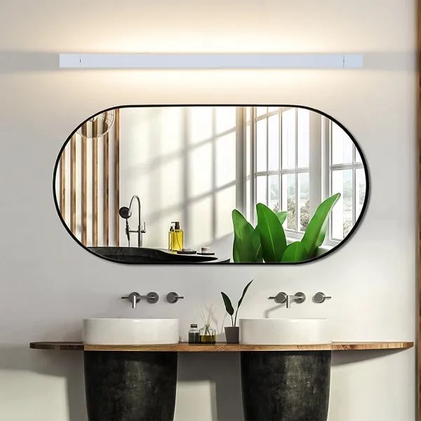 Brilagi- Illuminazione LED per specchio da bagno AQUA LINE LED/24W/230V 90 cm IP44 bianco