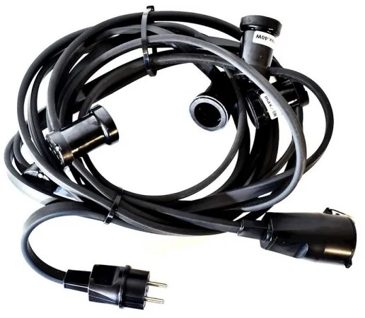 Catena decorativa da esterno GIRLANDA 17 m 15xE27/15W/230V IP44