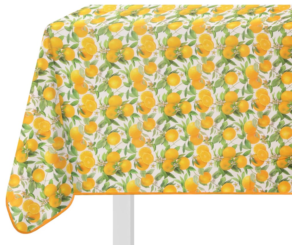Tovaglia antimacchia 140x180 cm arance Juicy