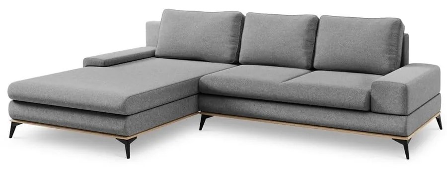 Divano letto grigio ad angolo, angolo sinistro Planet - Windsor &amp; Co Sofas