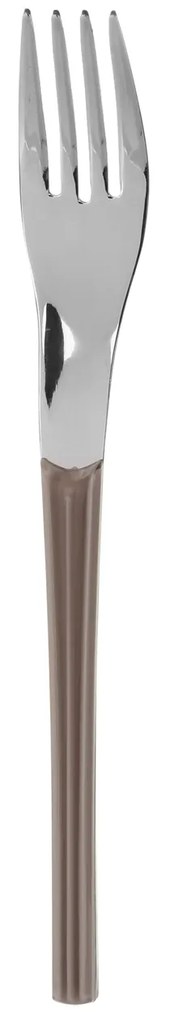 Forchetta nocciola Iris Eme in acciaio inox