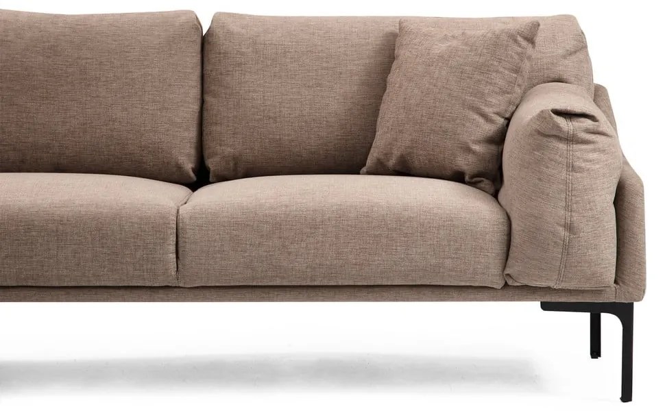 Divano angolare beige, angolo sinistro Leo - Artie