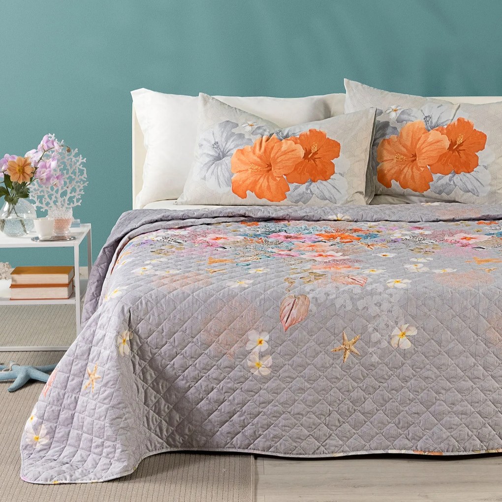 Copriletto Trapuntato in Cotone Caraibi Matrimoniale Caleffi