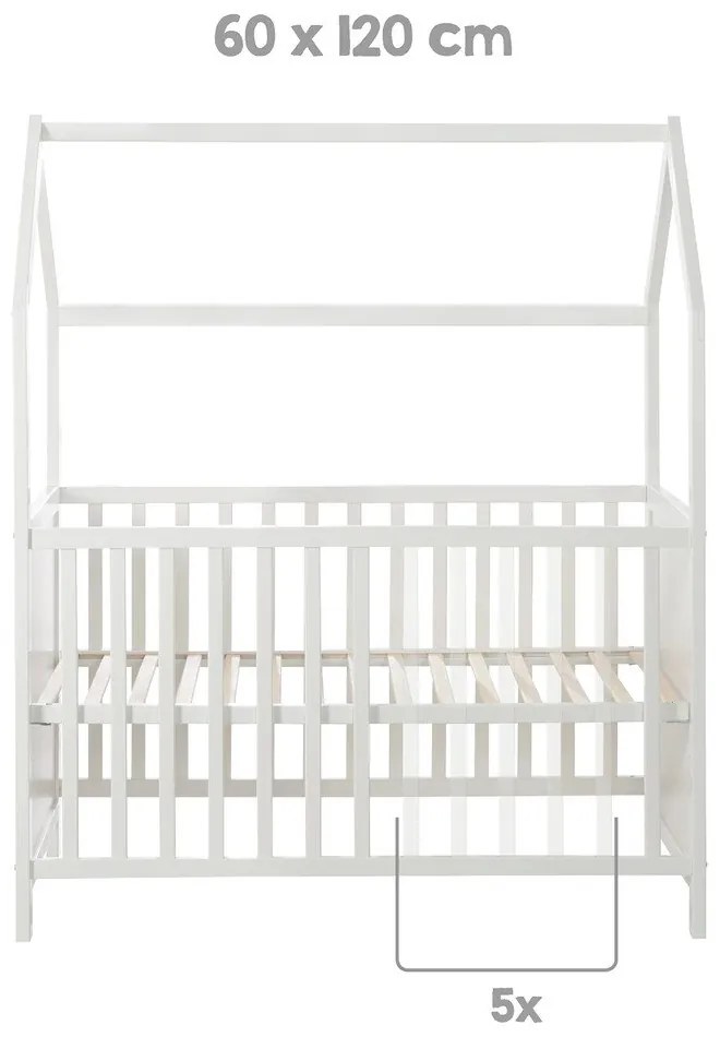 Culla bianca 60x120 cm - Roba