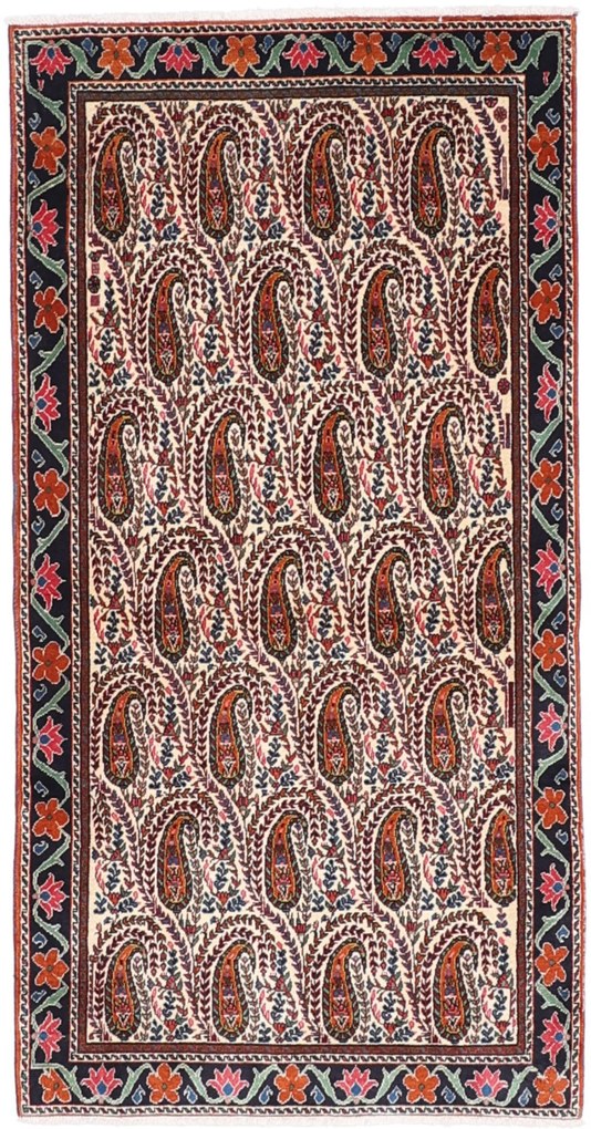 Sirjan Tappeto persiano 100x190 (Iran) Annodato A Mano