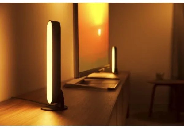 Philips -Estensione LED RGB Lampada da tavolo dimmerabile Hue PLAY LED/6W/230V nero