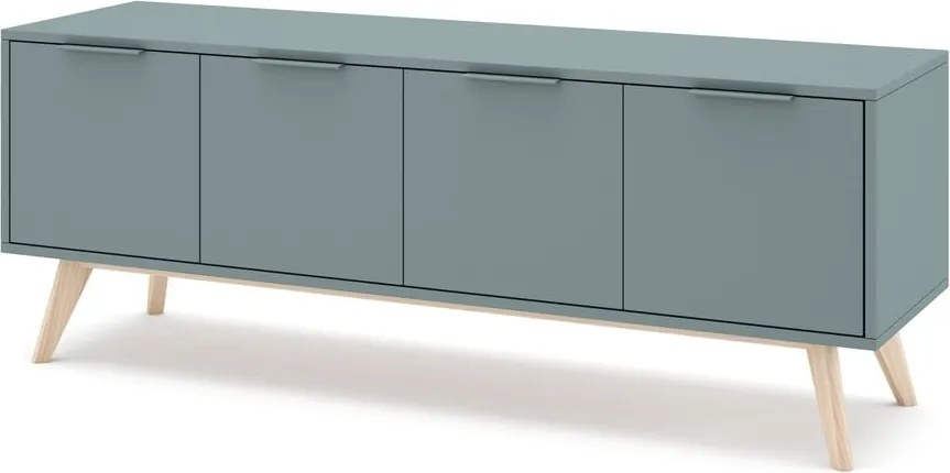 Mobile TV verde polveroso 140x53x40 cm Pisco – Marckeric