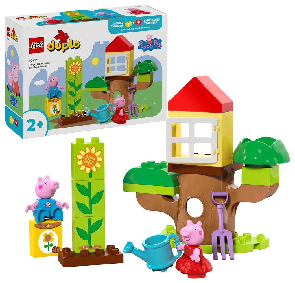 Giardino e casa sull’albero di Peppa Pig Lego Duplo