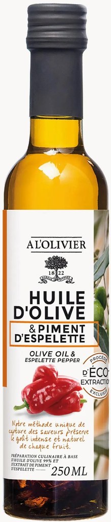 Olio d'oliva con peperoncino Espelette DAILY