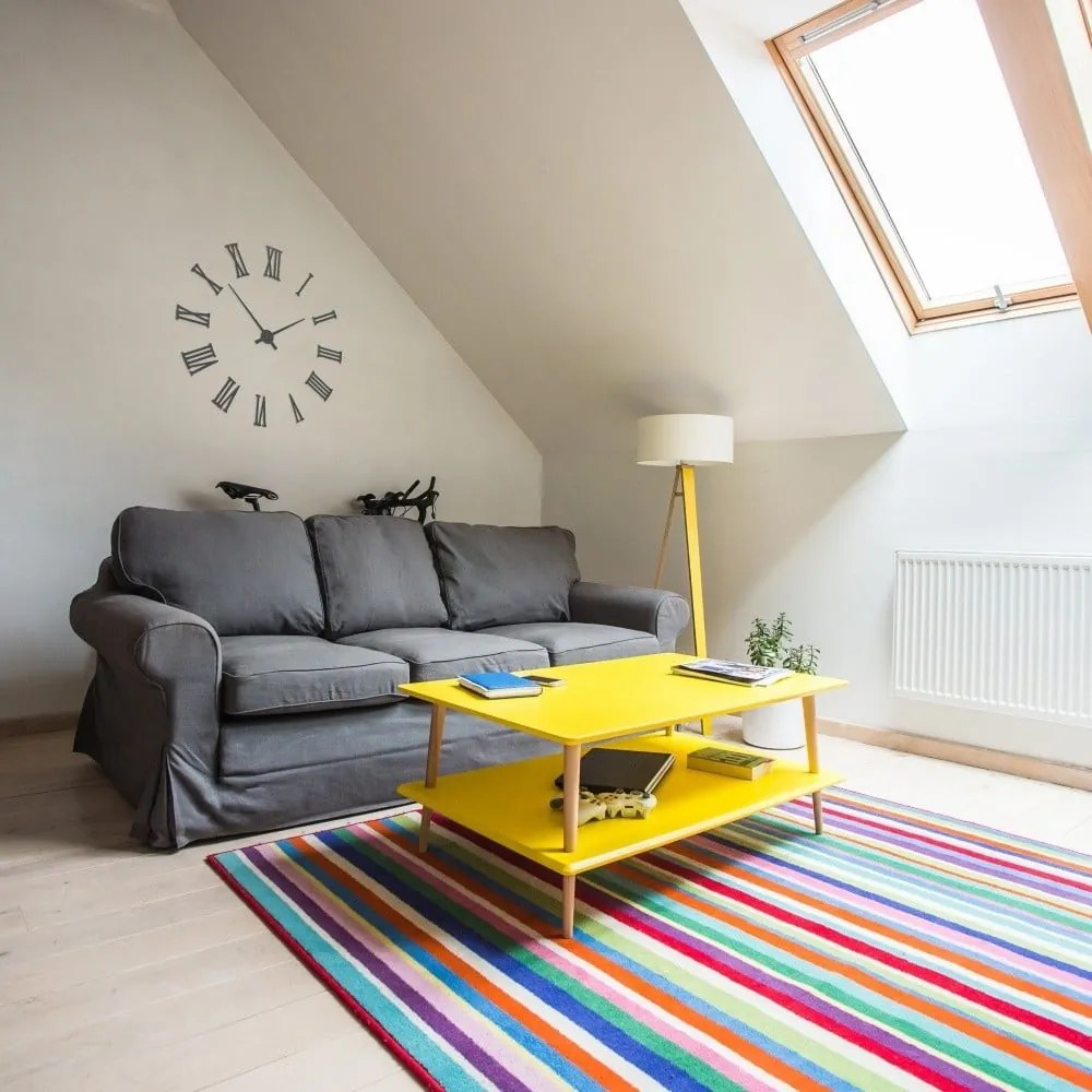 Tavolino bianco con base ribassata KORO Koro - Ragaba