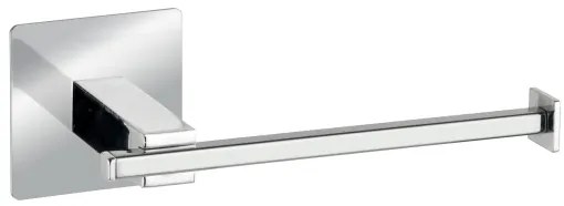 WENKO 23859800 - Portarotolo per carta igienica TURBO-LOC QUADRO ED 16,5x6,5 cm acciaio inox