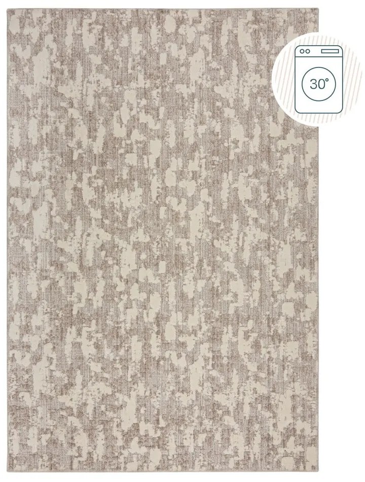 Tappeto greige lavabile 78x150 cm Connely – Flair Rugs