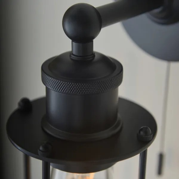 Endon 99948 - Applique da bagno CREW 1xE27/6W/230V IP44 nero