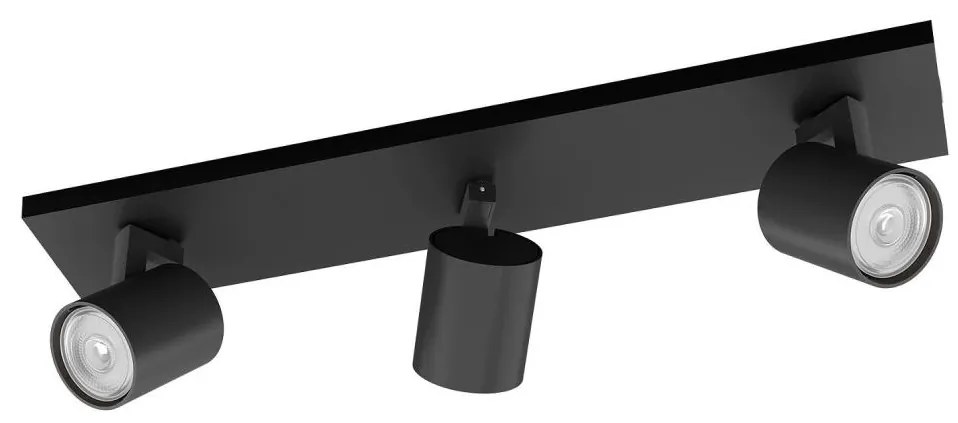 Philips - Luce Spot RUNNER 3xGU10/20W/230V nero