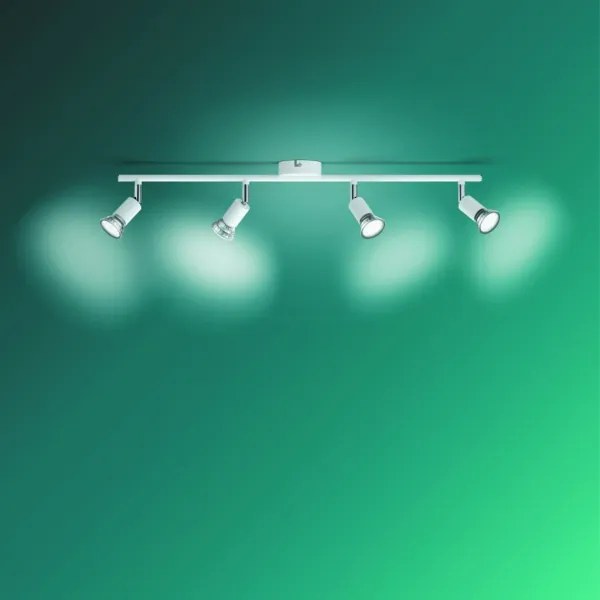 Philips - Faretto LIMBALI 4xGU10/50W/230V bianco