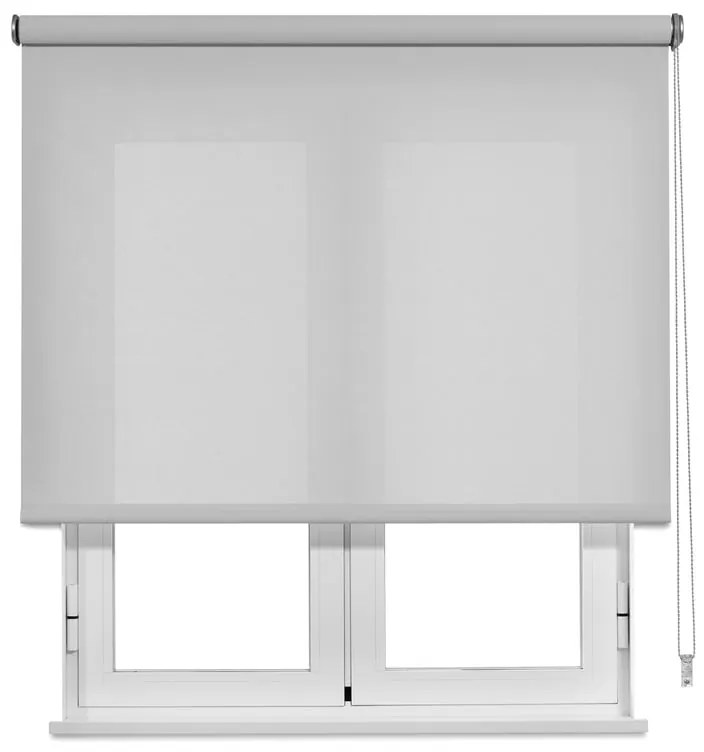Tenda a rullo screen Amara 1% grigio chiaro 135x250 cm