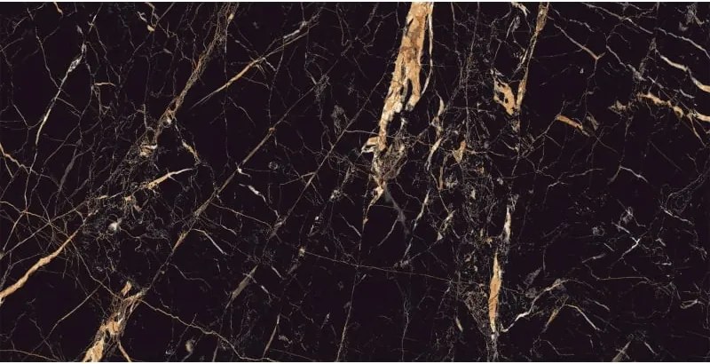 Mexen Python Oro gres smaltato rettificato G1, piastrella pavimento-parete 120 x 60 cm, alta lucentezza - TL212-120-060-00