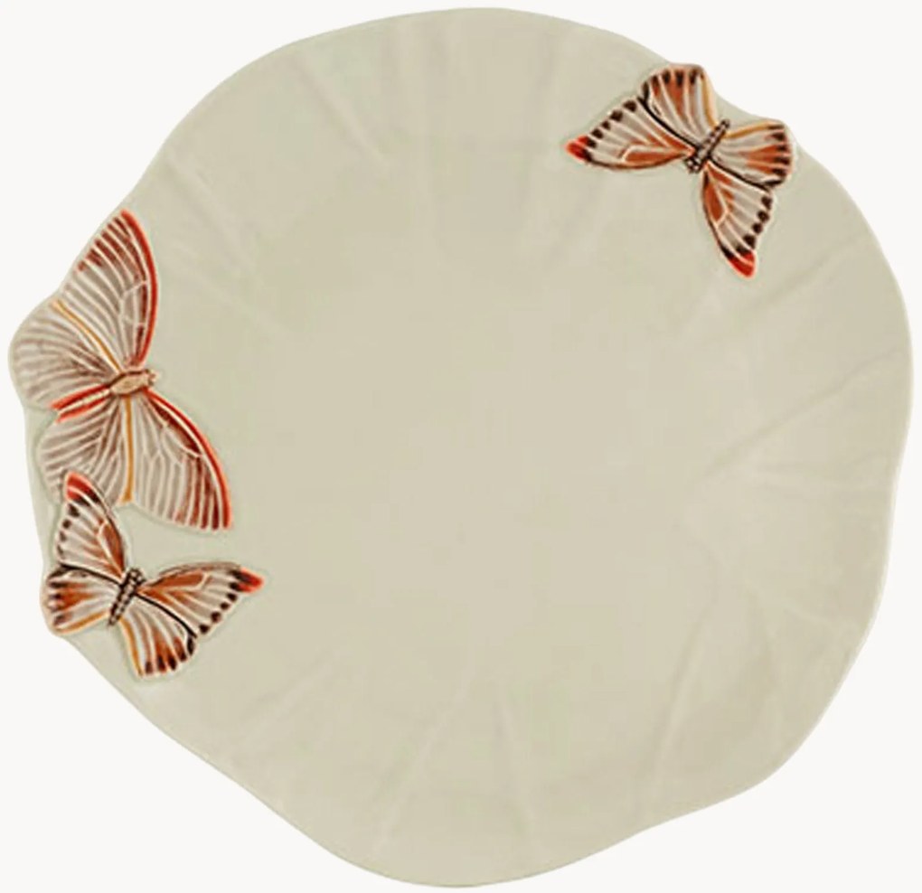 Set di 2 piatti da portata in gres Cloudy Butterflies