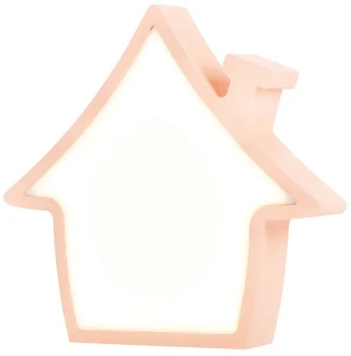 Lampada da scrivania per bambini HOUSE LED/10W/230V rosa