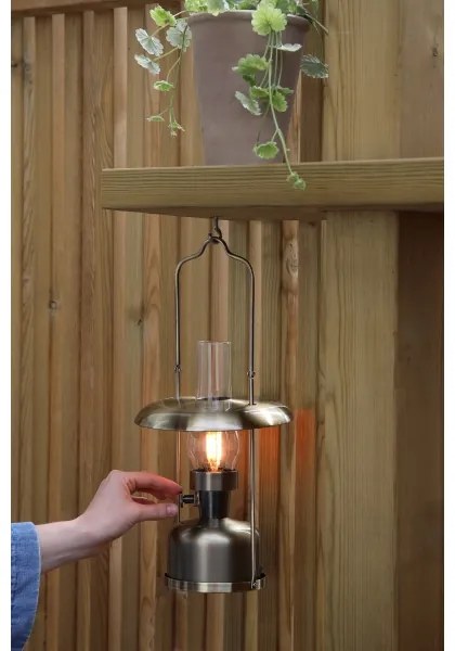 Markslöjd 108894-LED Lampada ricaricabile FANOS con dimmer LED/2,5W/3,7V 4000 mAh IP44 ottone