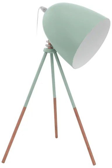 Eglo 49337 - Lampada da tavolo DUNDEE 1xE27/60W/230V