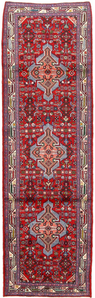 Hamedan Tappeto 80 x 280 (Iran) Annodato A Mano