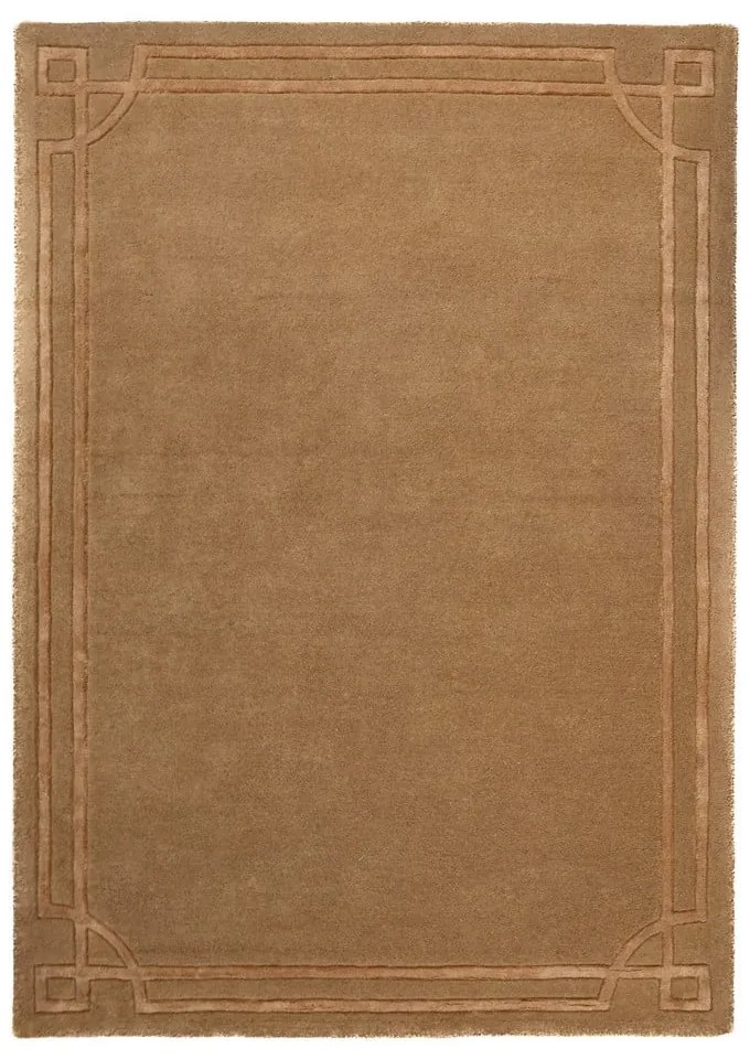 Tappeto color terracotta in lana tessuto a mano 160x230 cm Gatsby – Flair Rugs