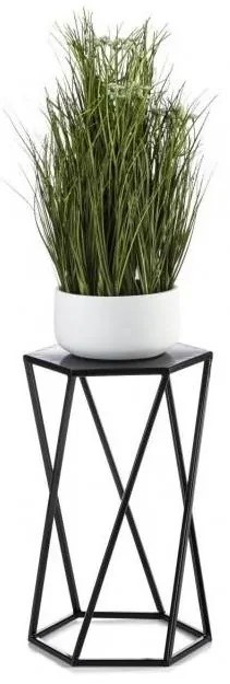 Portafiori 40x24 cm nero