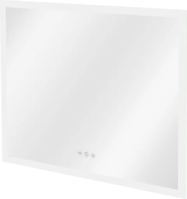 Specchio con illuminazione integrata bagno rettangolare SENSEA L 80 x H 70 x P 2.9 cm trasparente