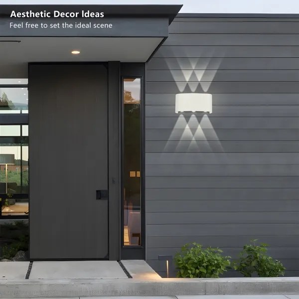 Brilagi - Applique LED da esterno FLAREBOX LED/6W/230V bianco IP65