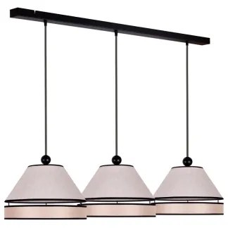 Duolla - Lampadario a sospensione con filo AVIGNON 3xE27/15W/230V beige
