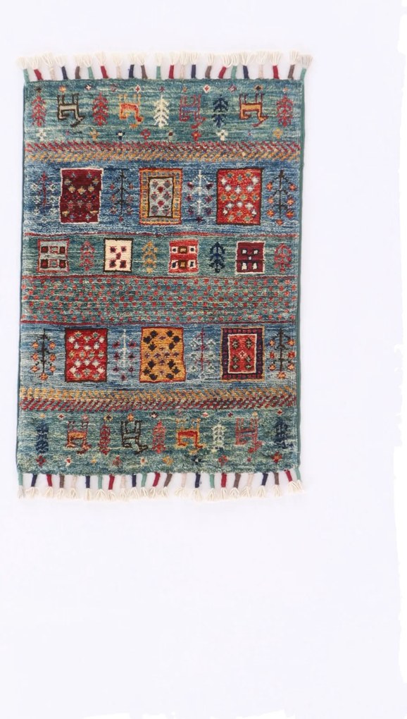 Samarkand Tappeto orientale 60x40 (Afghanistan) Annodato A Mano