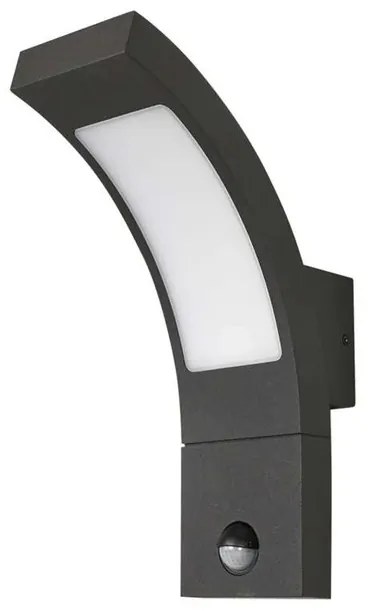 Juvia LED Applique da Parete da Esterno con Sensore Grafite - Lucande