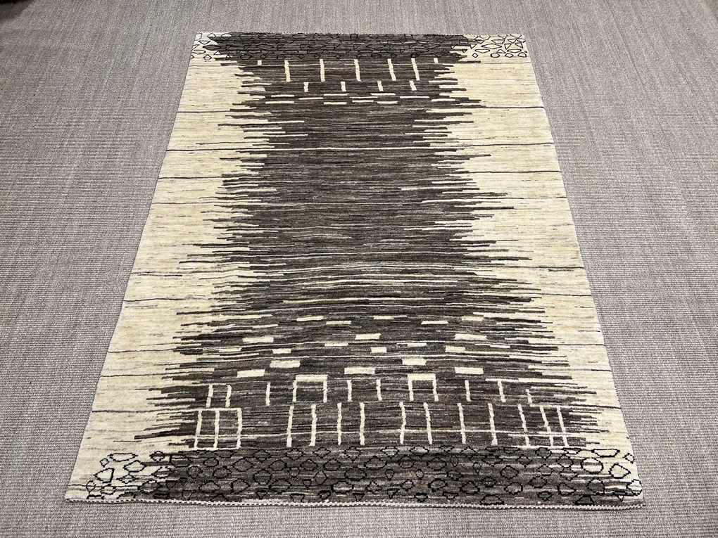 Loribaft Tappeto persiano 140 x 190 Beige (Iran) Annodato A Mano
