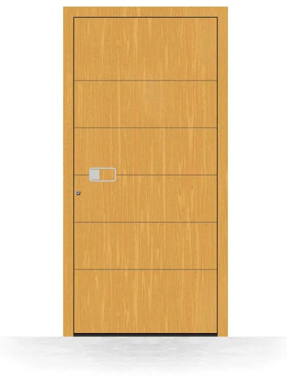 Portoncini in legno, abete chiaro 110, apertura con spinta a sinistra, 850 x 1800 mm, modello Altamura, configura individualmente