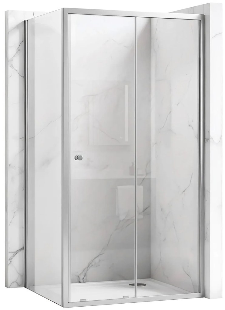 Cabina doccia Rea Primo Slide 100x80 Chrome