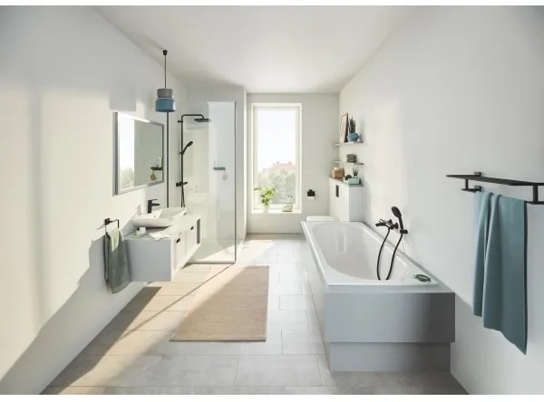 GROHE 409752430 - Porta asciugamani START CUBE 18,8 x 13,8 cm nero