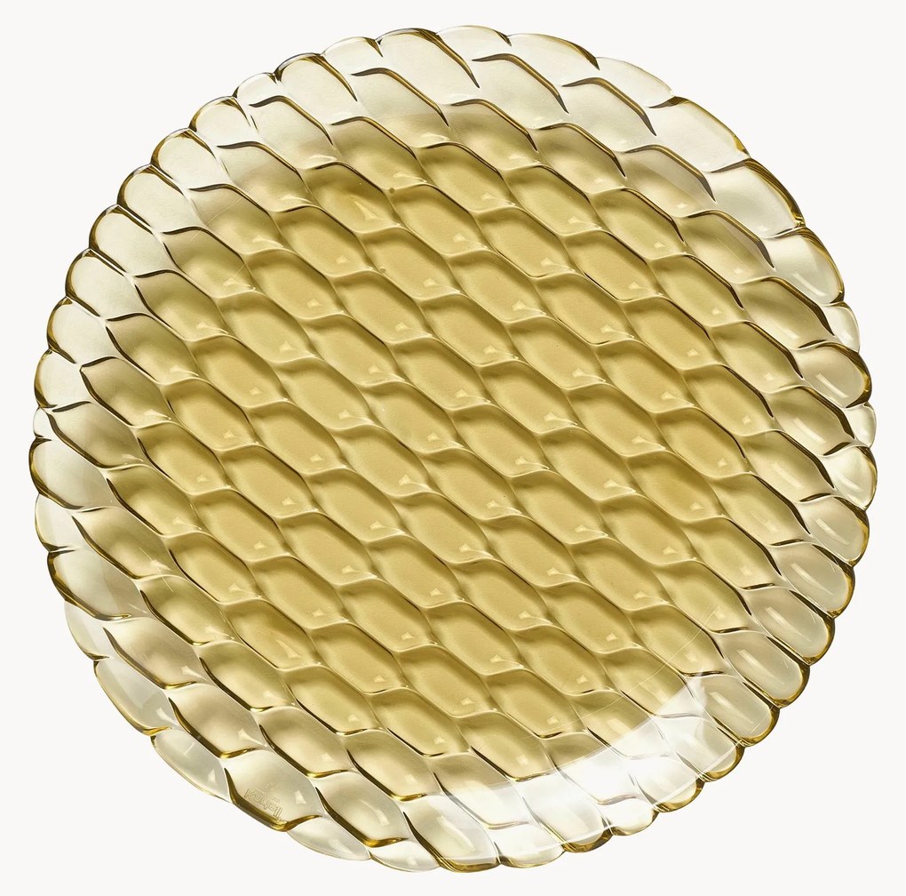 Piatti piani con motivo strutturato Jellies 4 pz