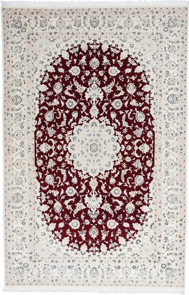 Nain Tappeto persiano 300 x 200 Beige (Iran) Annodato A Mano