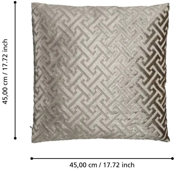 Eglo 420076 - Cuscino decorativo SINGU 45x45 cm beige