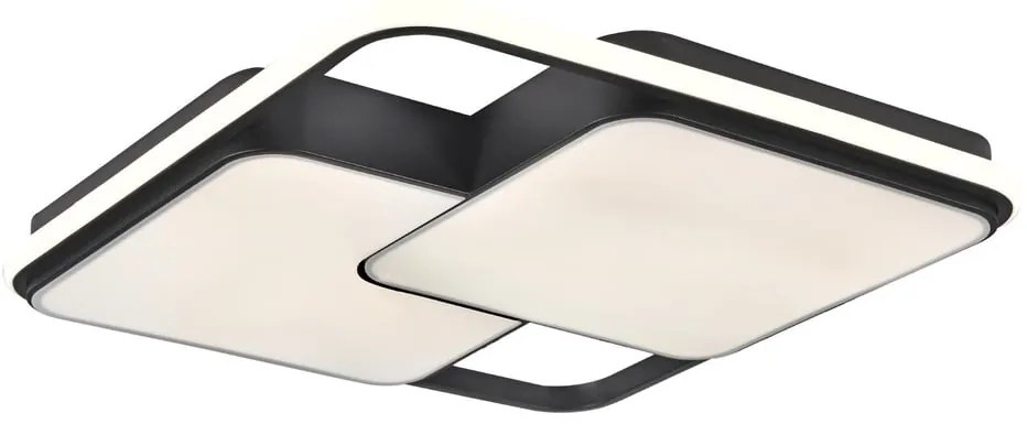 Plafoniera LED Yanira nero IP20 cct da bianco caldo a bianco freddo con regolazione di temperatura, 2200 lumen NOVECENTO