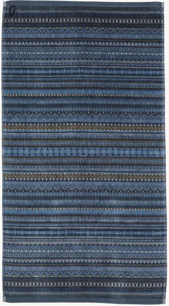 Asciugamano in velluto e spugna Geometric Print