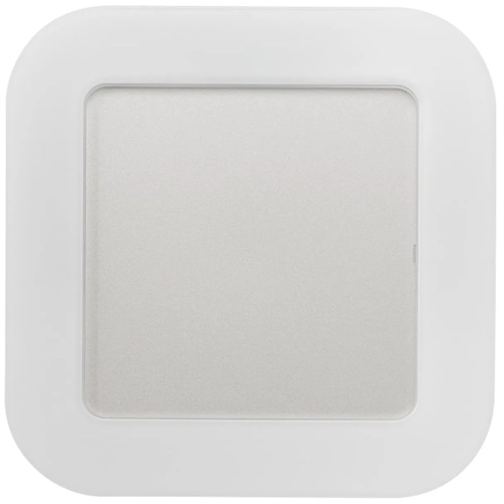 Plafoniera LED 24W Quadrata IP65 32x32 cm - Bianca Colore Bianco Naturale 4.000K
