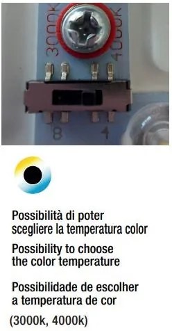 ANDROMEDA Plafoniera LED tonda 18W CCT regolabile