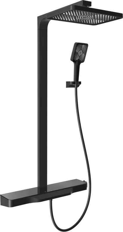 Mexen Zoom set doccia esterno con soffione e miscelatore, nero - 78101-70