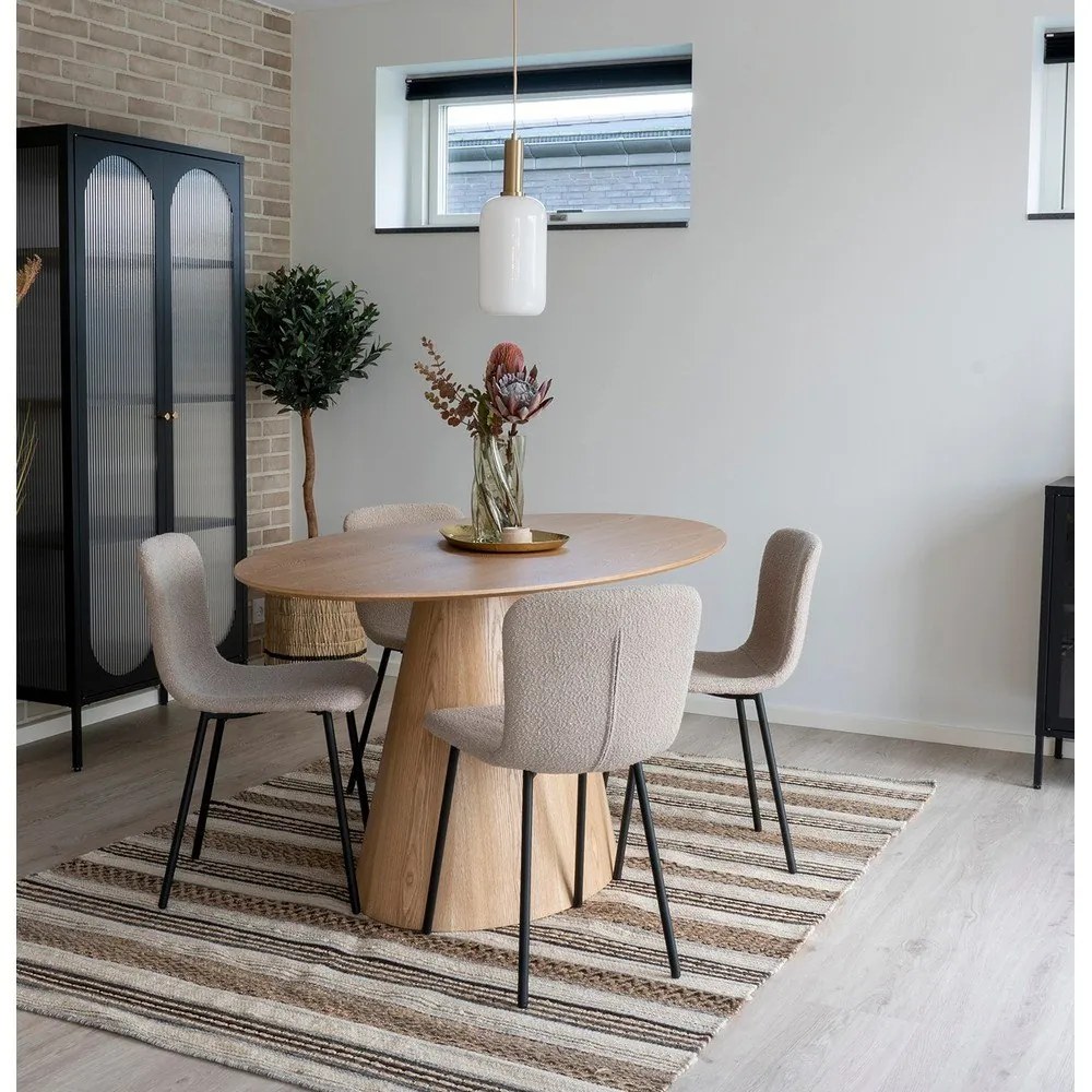 Sedie da pranzo beige in set di 2 Halden - House Nordic